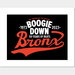 Boogie Down Bronx lettering - 50 years of Hip Hop Posters and Art